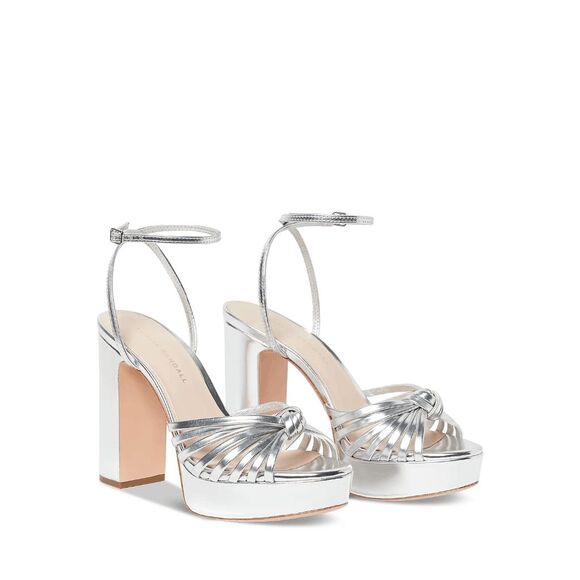 Loeffler Randall Rivka Platform High Block Heel Sandals Size 7 $450 - Picture 1 of 13